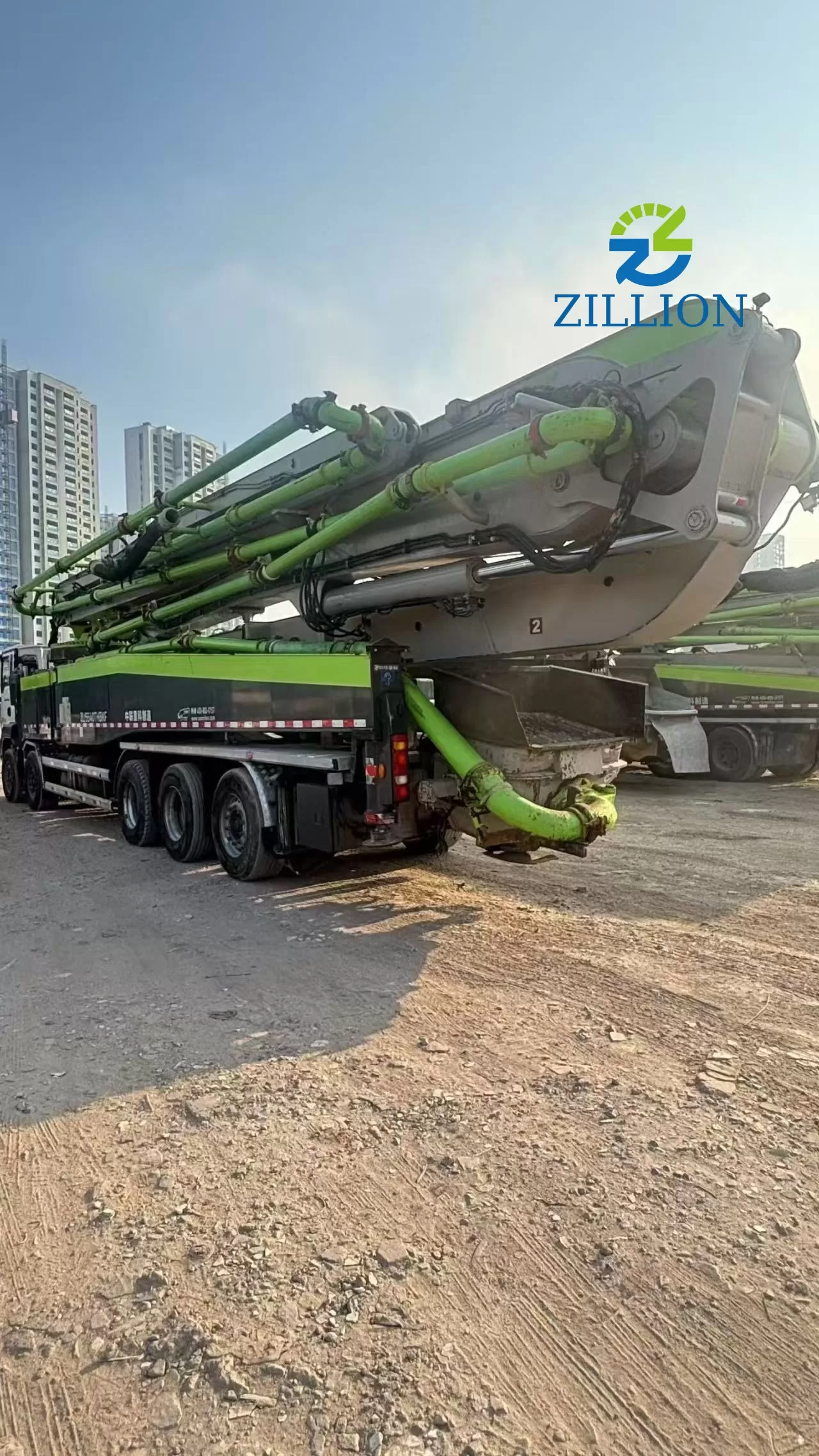 2021 Zoomlion 72m Truck-Mounted Concrete Pump Truck with SITRAK Chassis