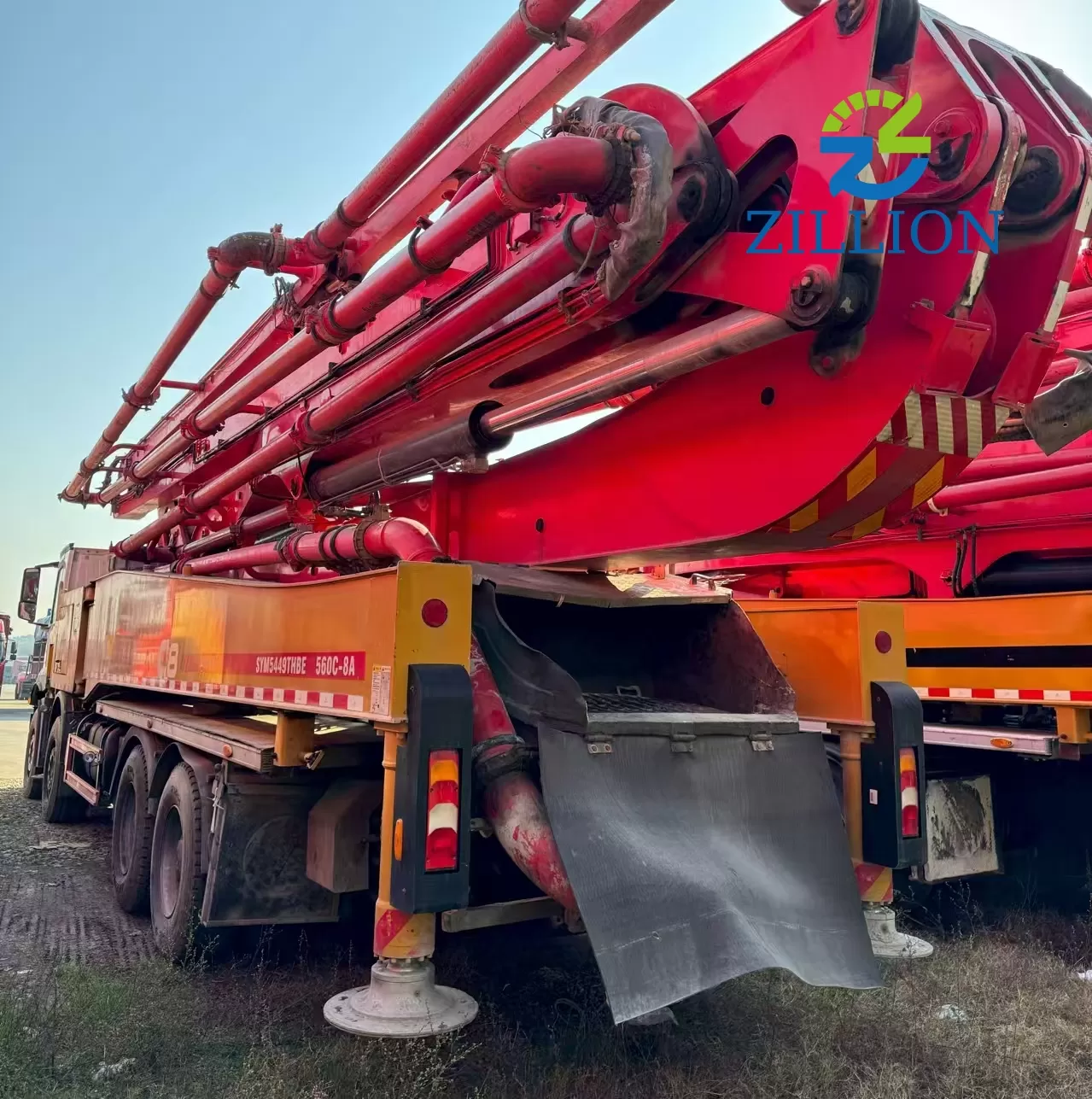 2024 SANY 56m Truck-Mounted Concrete Pump Truck with Mercedes-Benz Chassis