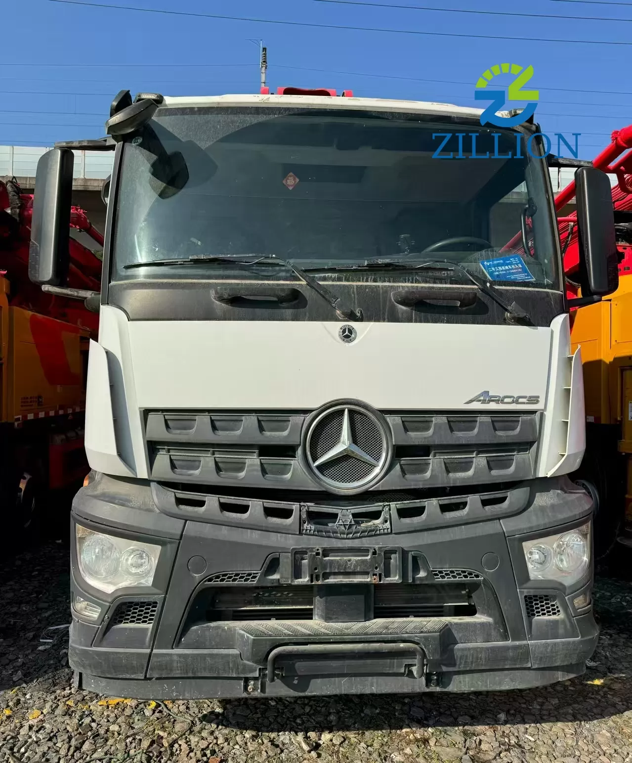 2024 SANY 56m Truck-Mounted Concrete Pump Truck with Mercedes-Benz Chassis